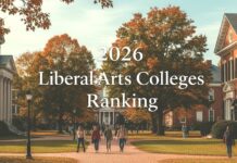 2026 리버럴아츠컬리지 순위 Liberal Arts Colleges Ranking