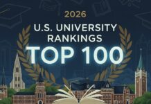 2026 미국대학 종합 순위 TOP 100