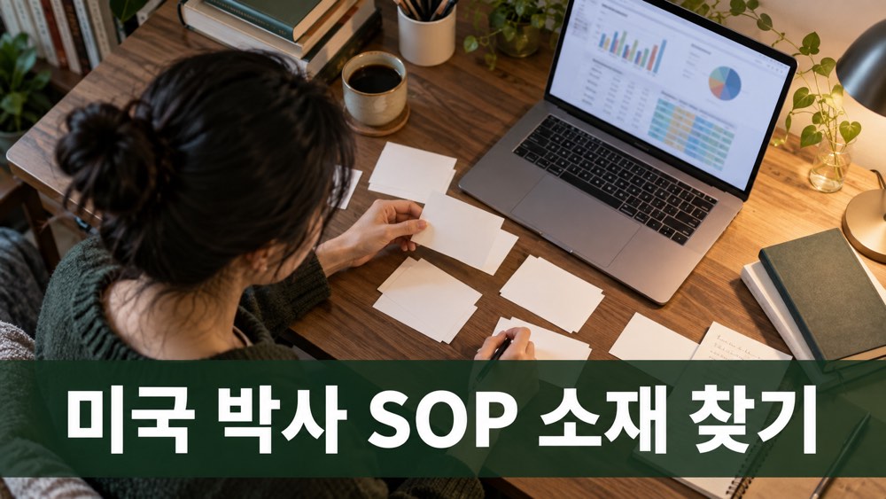 미국 박사 SOP 브레인스토밍, 연구 경험에서 소재 찾기